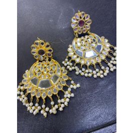 KUNDAN EARRINGS FOR TRADITIONAL WEAR