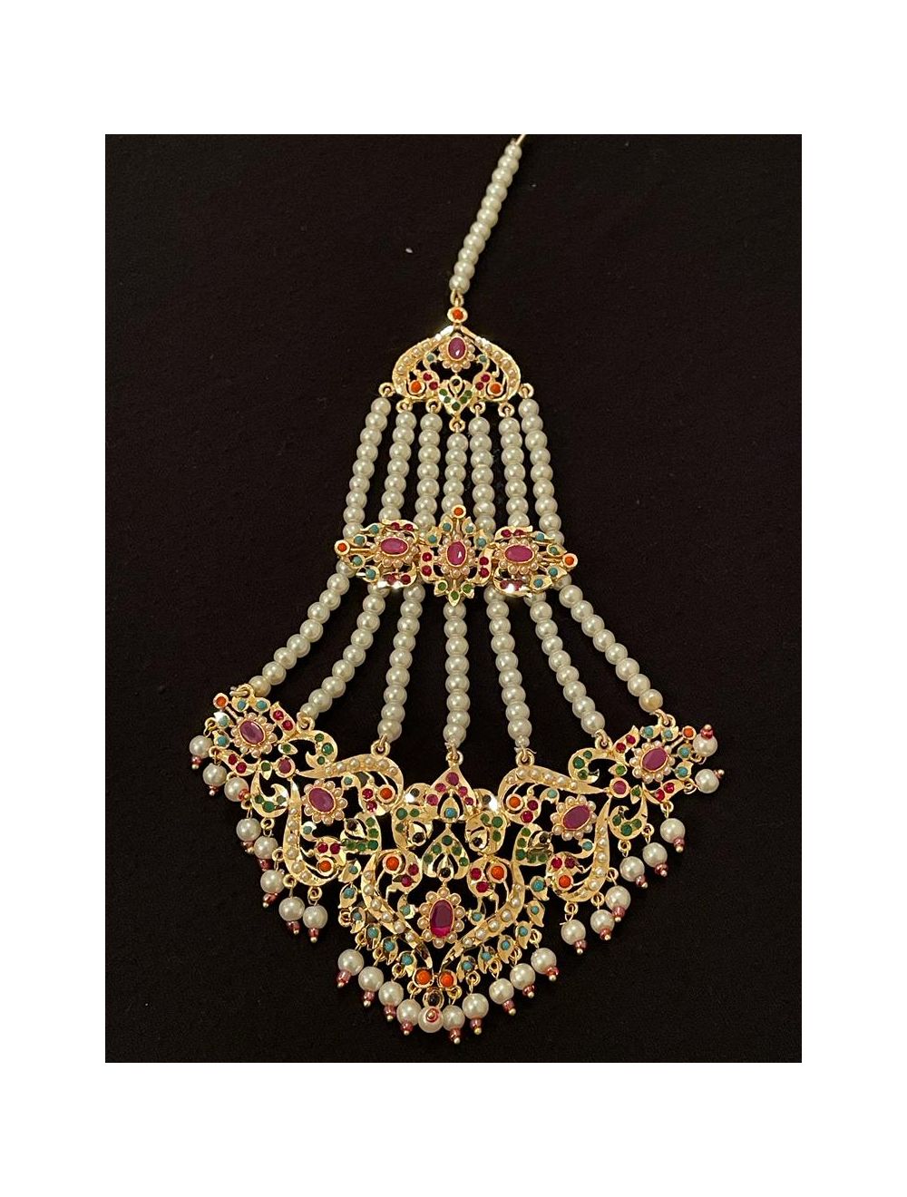 Buy Iam Imitation Jewellery Mehndi Polish Hair Passa Jhumar for Women Online  at Low Prices in India | Amazon Jewellery Store - Amazon.in
