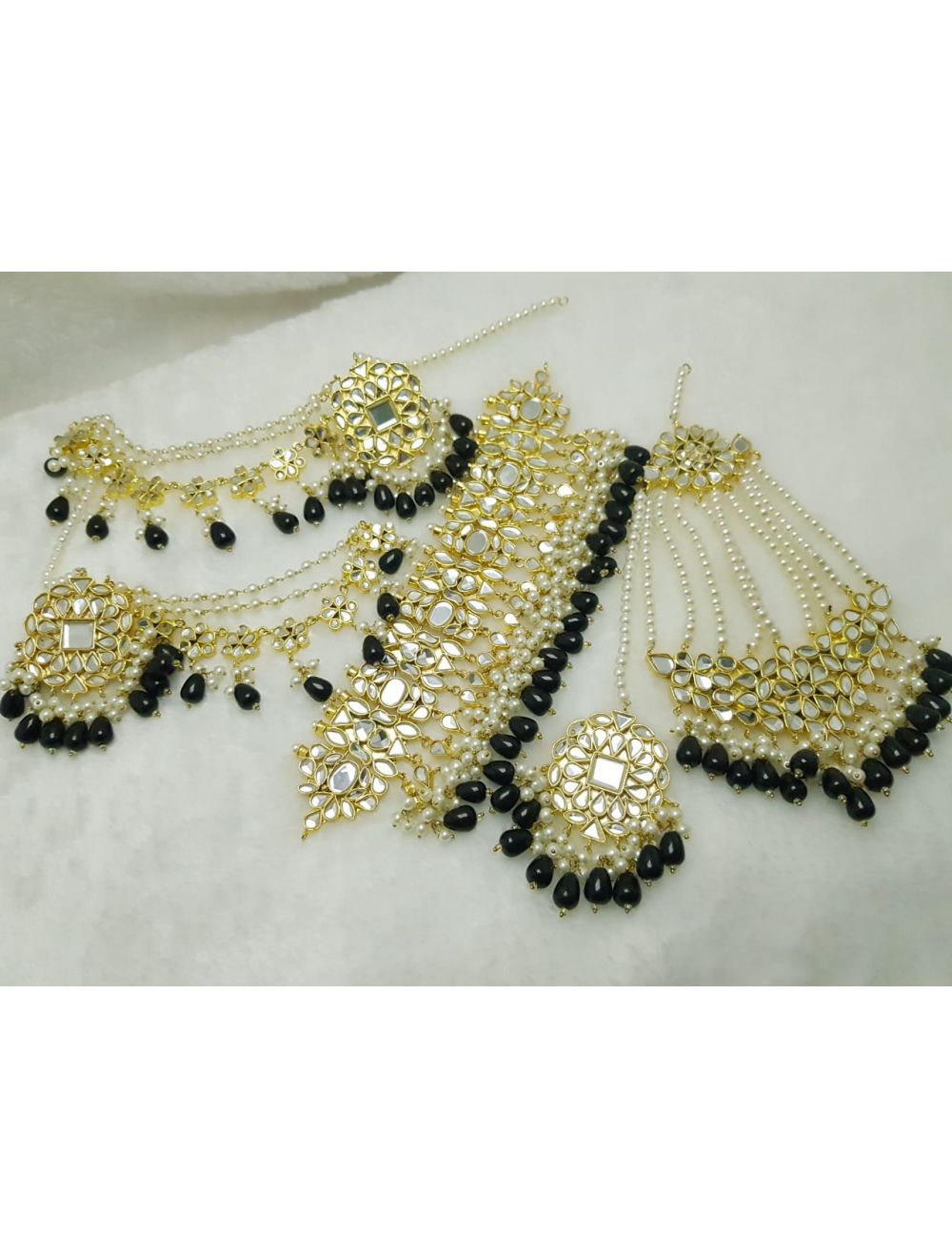 Polki Choker Necklace Set With Tikka Bridal Necklace Set Indian Jewellery  Set Pakistani Jewellery - Etsy