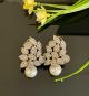 Zirconia leaf design with pearl drop
