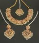 Gold-plated Hyderabadi necklace