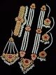 TRADITIONAL JEWELLERY SET IN ANTIQUE GOLD POLISH