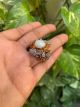  pearl zircon ring
