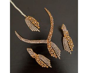 ZIRCON STONE NECKLACE SET